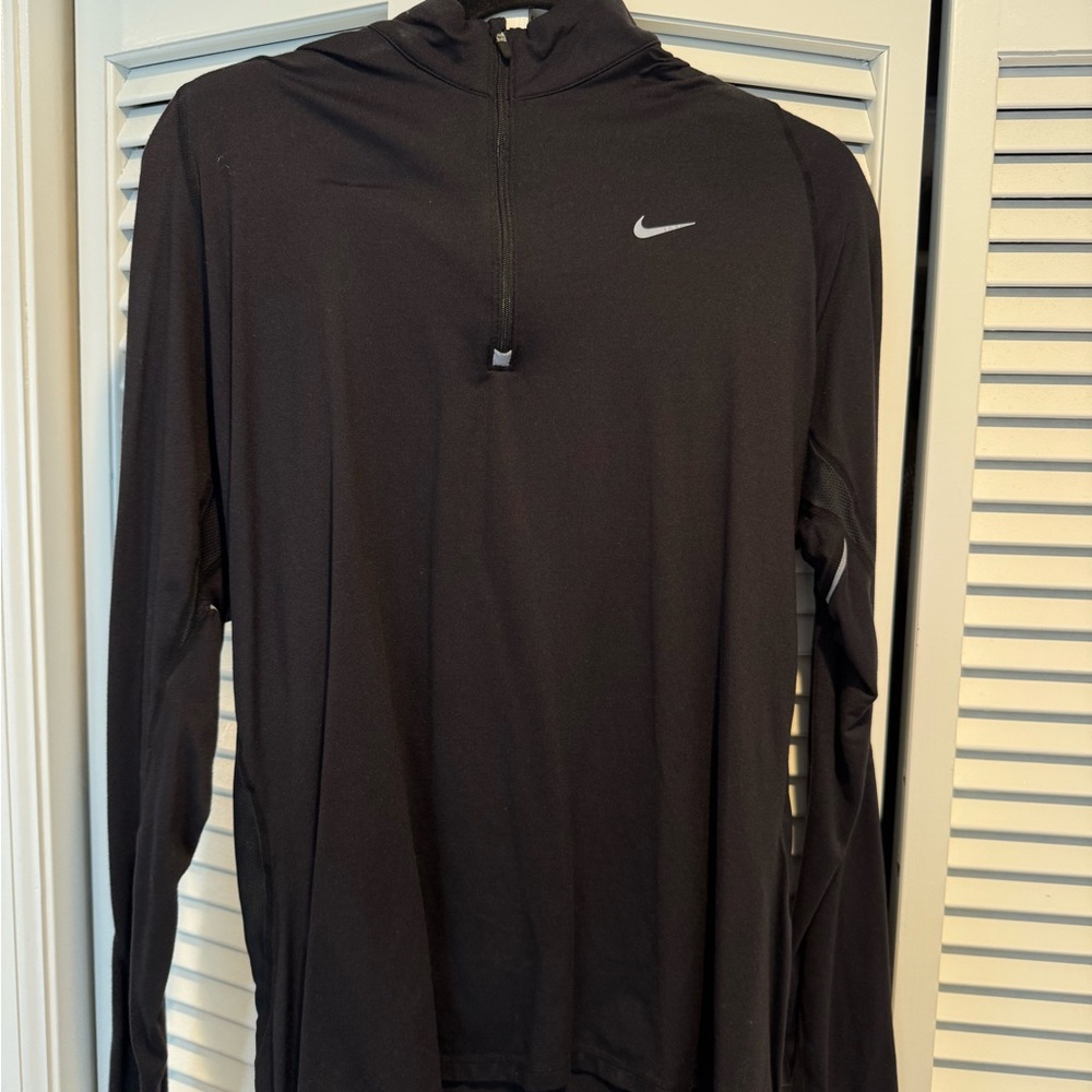 Nike Black Quarter-Zip Pullover (Size L)